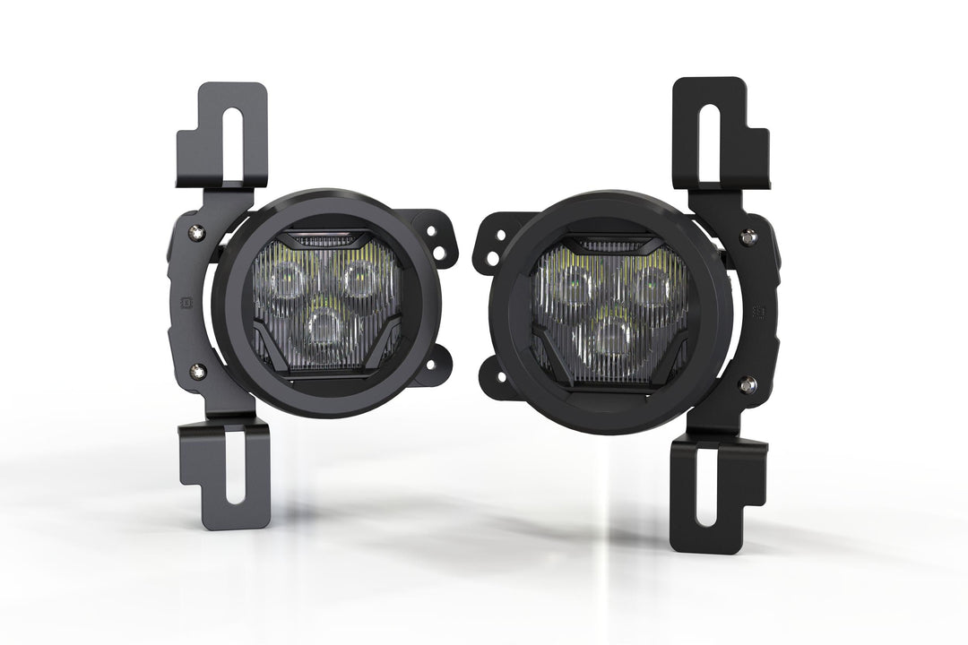 Morimoto 4Banger Fog Light Kit: 18+ JL/JT (NCS / Wide / White / Set)