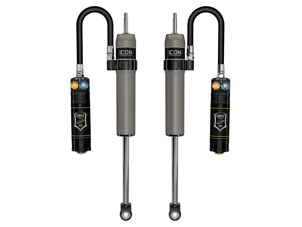 ICON 2024-2026 Toyota Land Cruiser 250 Series/2024-2026 Lexus GX550, 0-3” Lift, Rear, V.S. 2.5 Aluminum Series Shock Absorbers, Remote Reservoir w/ CDXS, Pair — photo 1 of 3