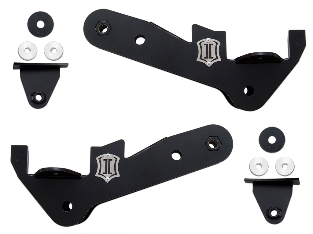 ICON 2017-2022 Ford F250/F350 Super Duty 4WD, 4-Link Frame Bracket Kit — photo 1 of 2