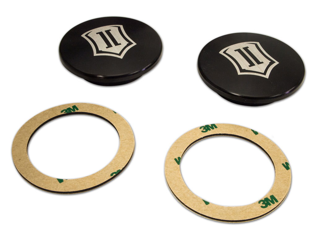 ICON Vehicle Dynamics Tubular Upper Control Arm Billet Cap Set — photo 1 of 3