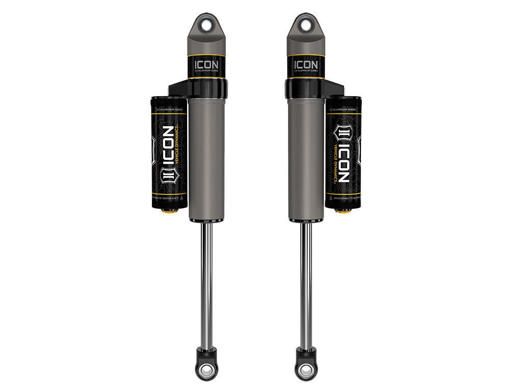 ICON 1999-2004 Ford F-250/F-350 Super Duty 4WD, 3-6” Lift, Front, V.S. 2.5 Aluminum Series Shock Absorbers, Piggyback Reservoir, Pair — photo 1 of 1