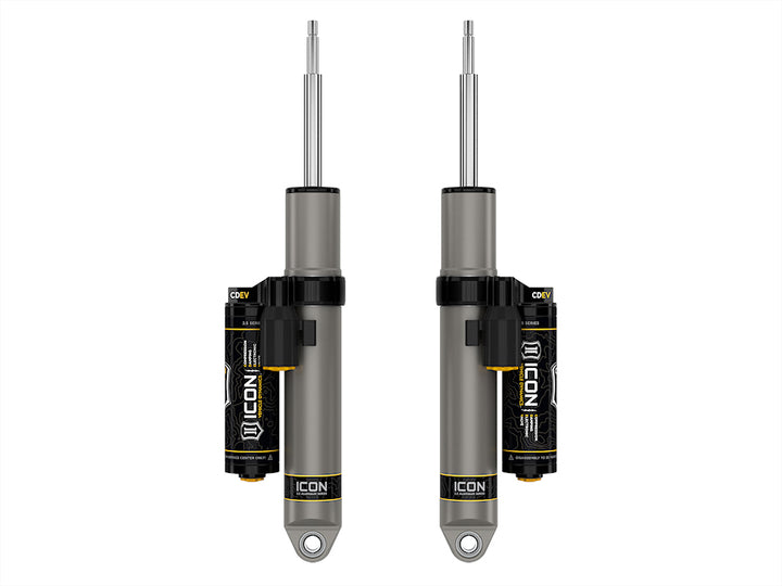 ICON 2014-2026 Ram 2500, w/ ICON 2" Lift Performance Rear Coils, Rear, V.S. 2.5 Aluminum Series Shock Absorbers, Piggyback Reservoir w/ CDEV, Pair — photo 1 of 3