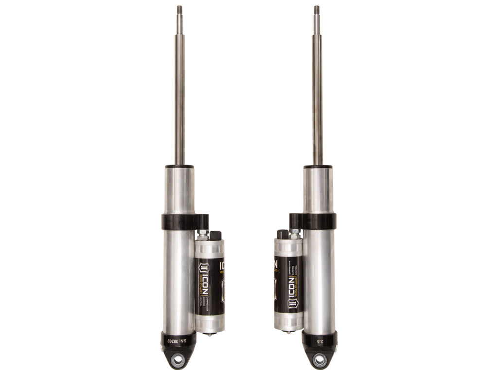 ICON 2014-2026 Ram 2500, w/ Factory Rear Air Ride, 0" Lift, Rear, V.S. 2.5 Aluminum Series Shock Absorbers, Piggyback Reservoir w/ CDCV, Pair — photo 1 of 1