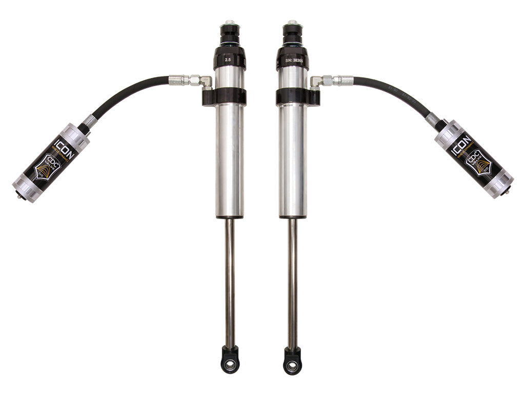 ICON 2003-12 Ram 2500/3500 HD, 2.5” Lift, Front, 2.5 VS Remote/CDCV Shocks, Pair — photo 1 of 1