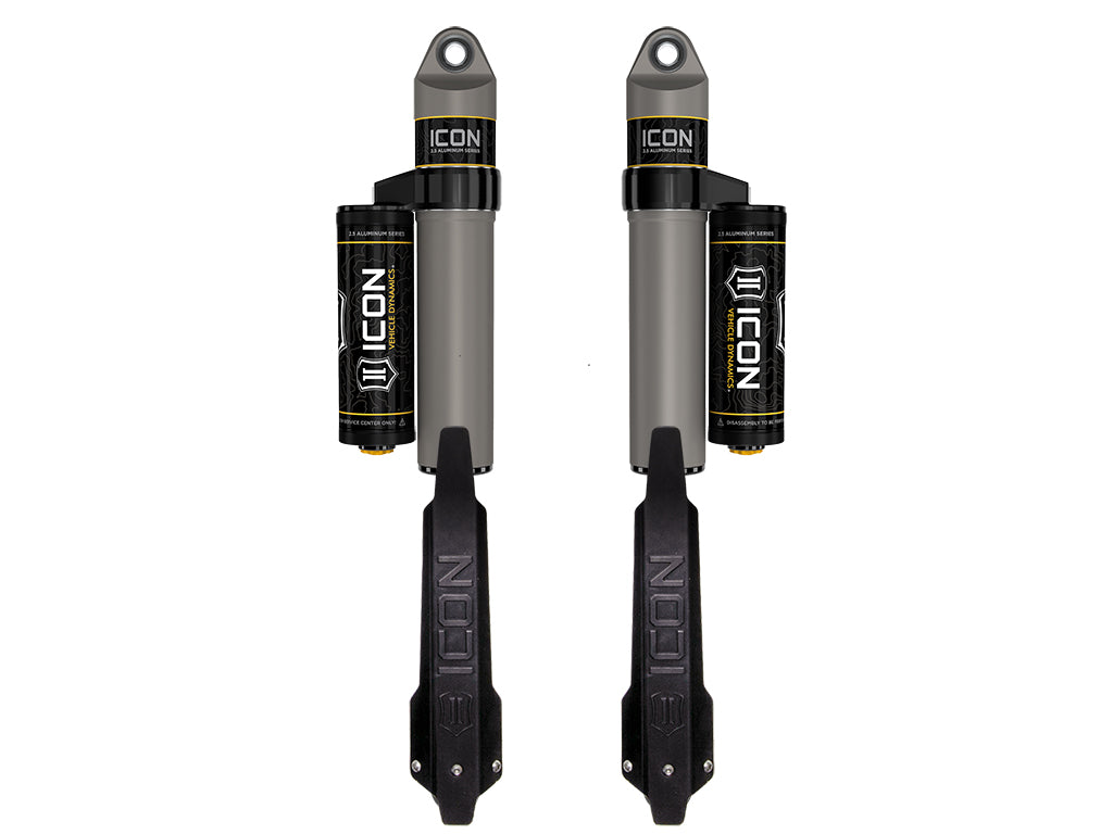 ICON 2020-2023 Jeep Gladiator, 1.5" Lift, Rear, V.S. 2.5 Aluminum Series Shock Absorbers, Piggyback Reservoir, Pair — photo 1 of 1