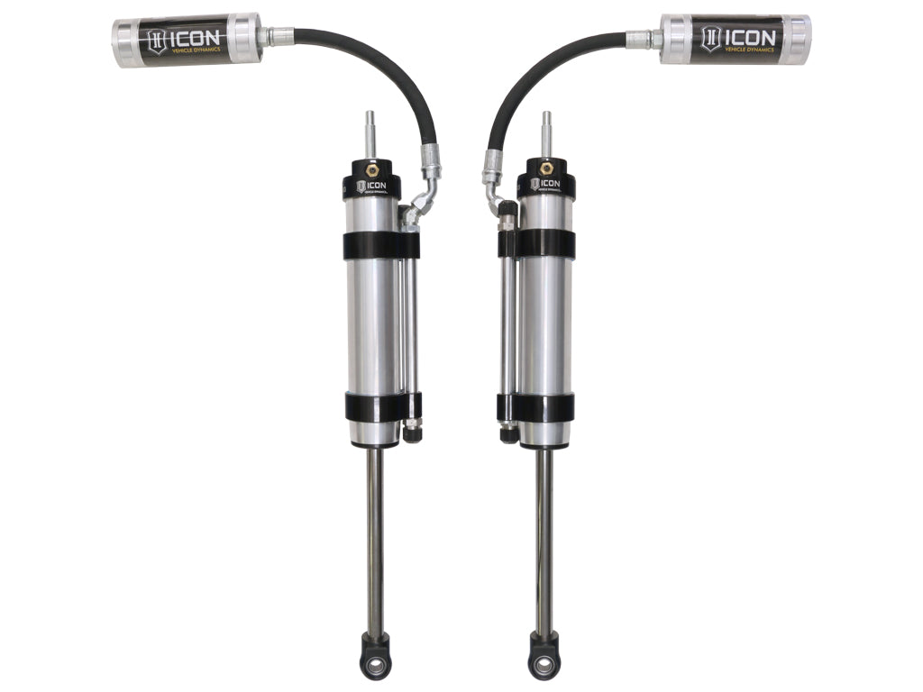 ICON 2007-2018 Jeep Wrangler JK, 4.5" Lift, Front, V.S. 2.5 Aluminum Series Omega Bypass Shock Absorbers, Remote Reservoir, Pair — photo 1 of 1