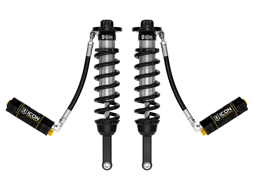 ICON 2003-2009 Toyota 4Runner/2007-2009 Toyota FJ Cruiser/2003-2009 Lexus GX470, 0-3.5" Lift, Front, V.S. 2.5 Series Coilover Kit, Remote Reservoir w/ CDCV, Pair — photo 1 of 2