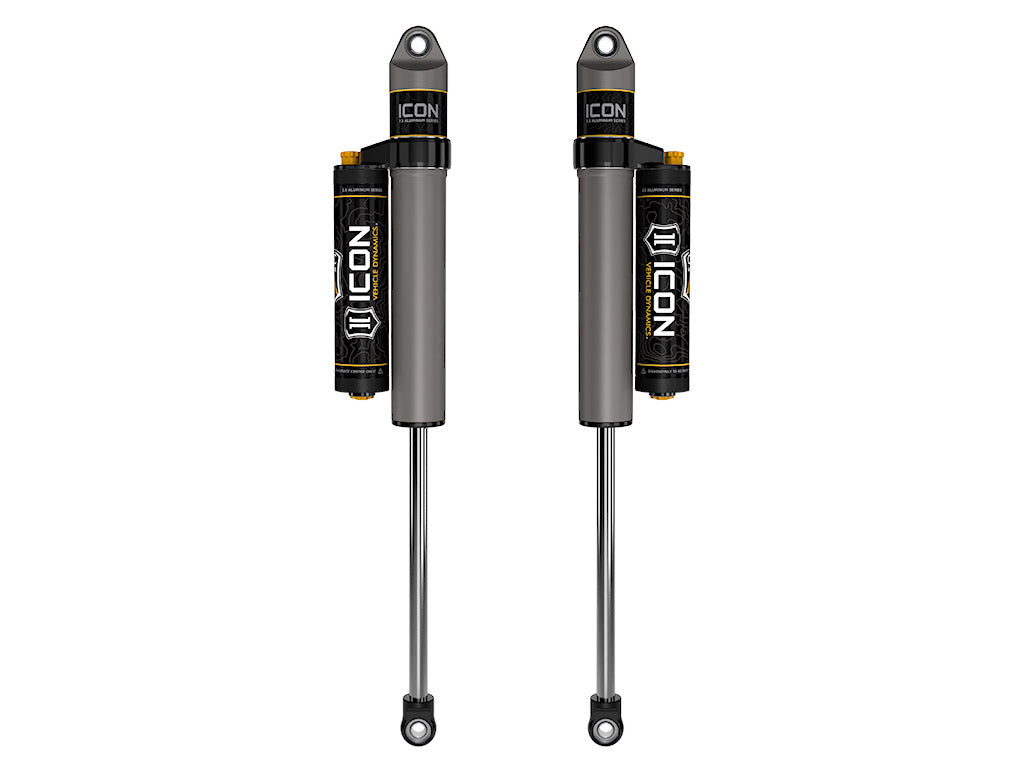 ICON 1999-2026 Ford F-250/F-350/F-450 Super Duty, 0-3” Lift, Rear, V.S. 2.5 Aluminum Series Shocks, Piggyback Reservoir w/ CDCV, Pair — photo 1 of 1