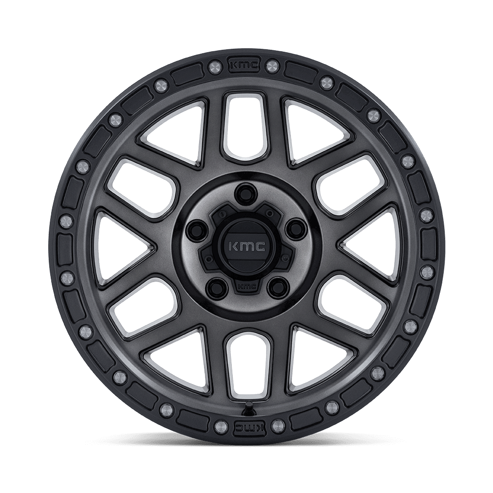 KMC KM544 Mesa Wheel – Satin Black w/ Gray Tint Satin Black w/ Gray Tint