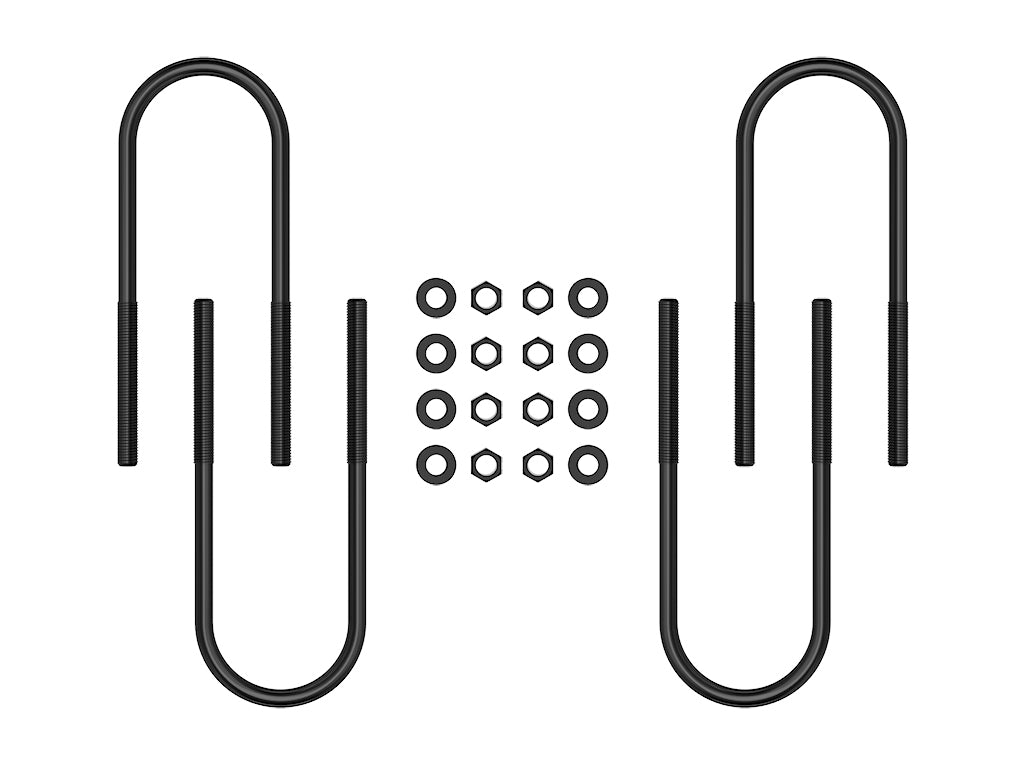 ICON 1999-2010 F-350 Super Duty (DRW)/2003-2013 Dodge Ram 2500/2003-2012 Dodge Ram 3500, Rear, 17” U-Bolt Kit — photo 1 of 1