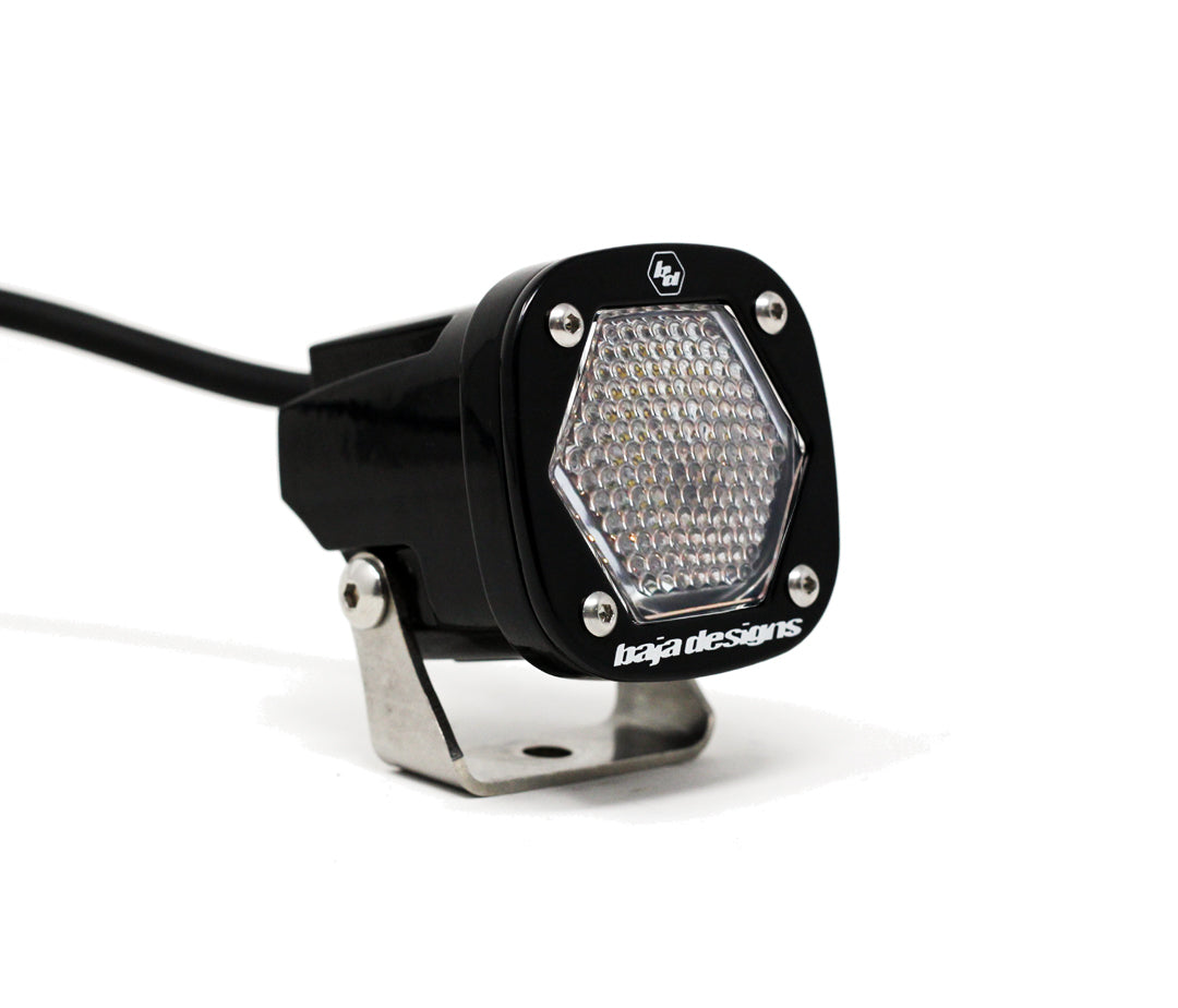 Baja Designs S1 LED Light with Mounting Bracket – Work/Scene, Clear
