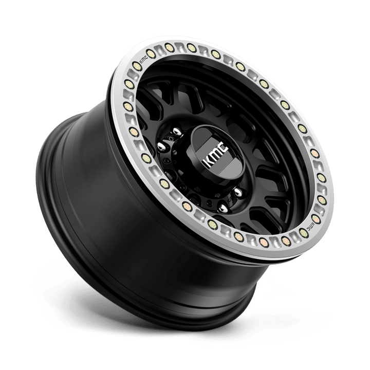 KMC KM234 Grenade Desert Beadlock Wheel Satin Black