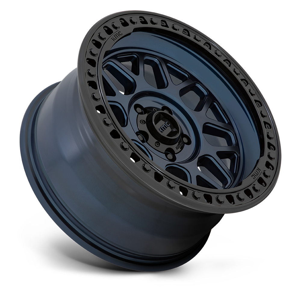 KMC KM549 GRS Wheel – Midnight Blue w/ Gloss Black Lip Midnight Blue w/ Gloss Black Lip