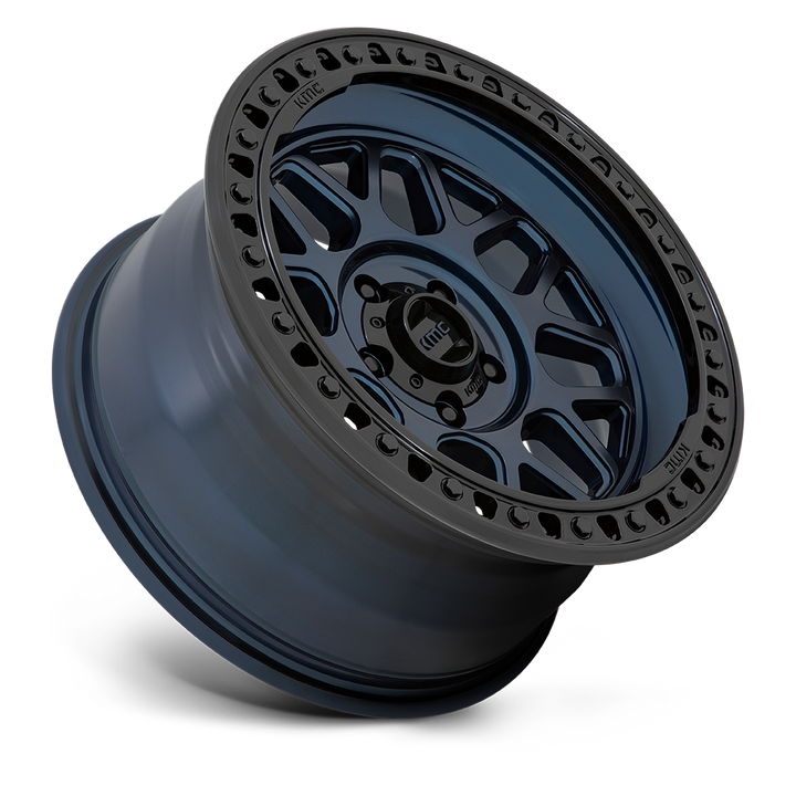 KMC KM549 GRS Wheel – Midnight Blue w/ Gloss Black Lip Midnight Blue w/ Gloss Black Lip