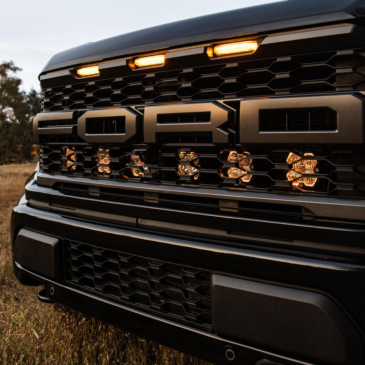 Baja Designs Squadron 2.0 Pro Behind-the-Grille Light Kit Ford 2021-26 F-150 Raptor, 2024-26 37/R – photo 1 of 1