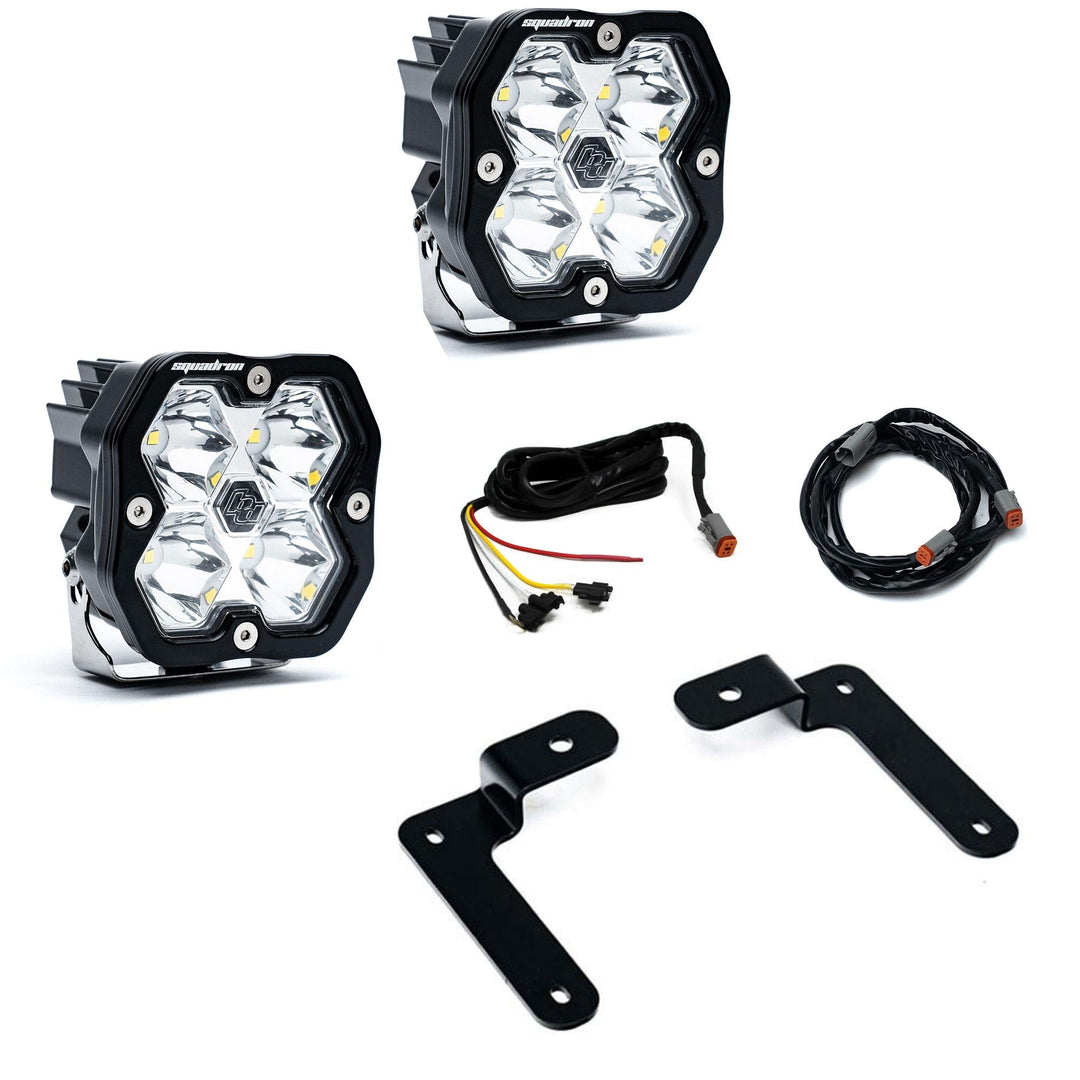 Baja Designs Squadron 2.0 Sport A-Pillar Light Kit Jeep 2018-26 Wrangler JL 2020-26 Gladiator JT – Upfitter