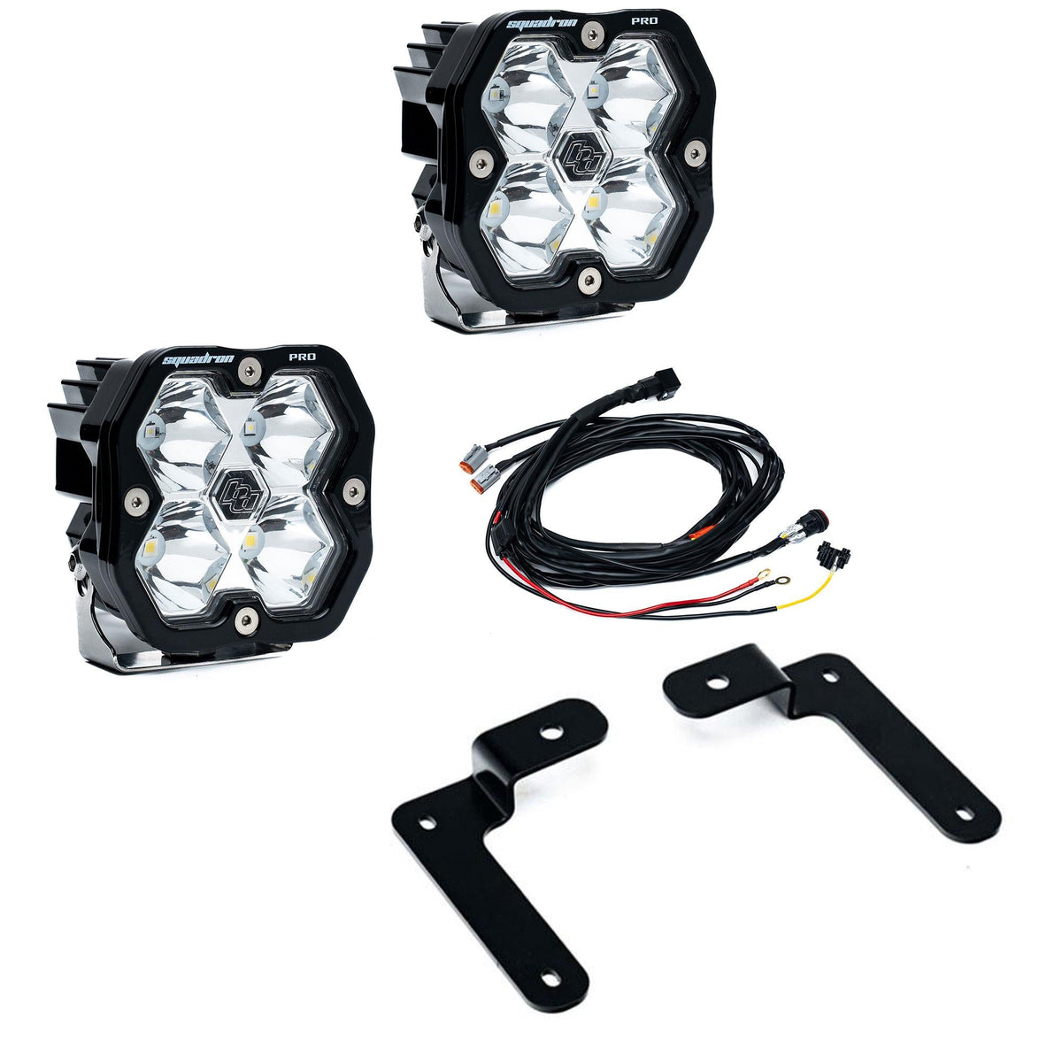 Baja Designs Squadron 2.0 Pro A-Pillar Light Kit Jeep 2018-26 Wrangler JL 2020-26 Gladiator JT – Toggle