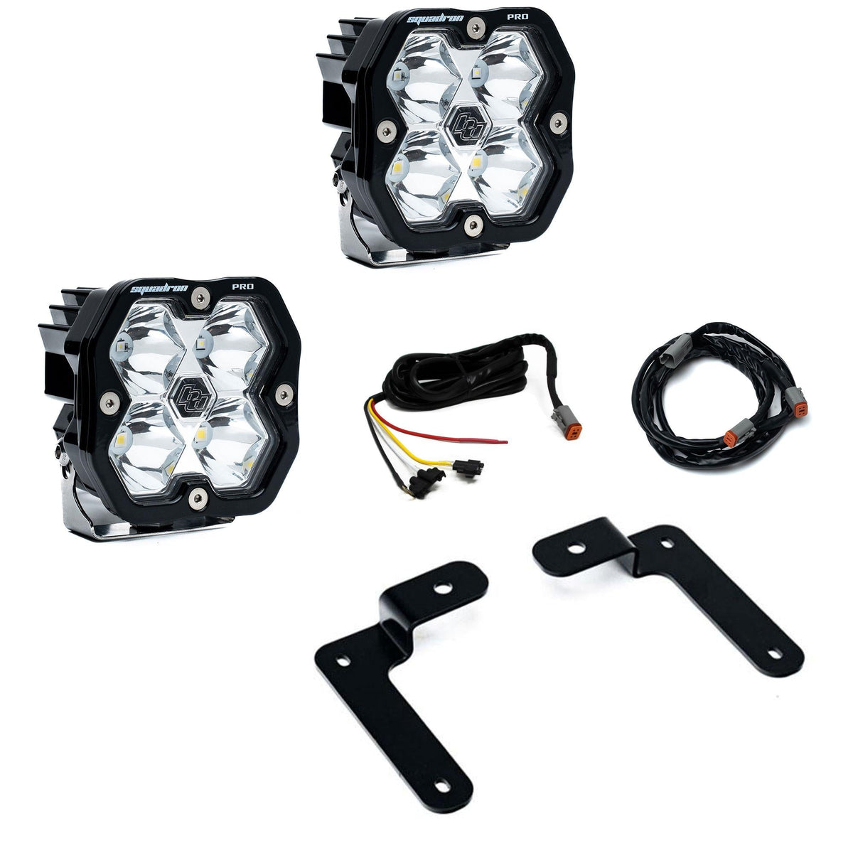 Baja Designs Squadron 2.0 Pro A-Pillar Light Kit Jeep 2018-26 Wrangler JL 2020-26 Gladiator JT – Upfitter