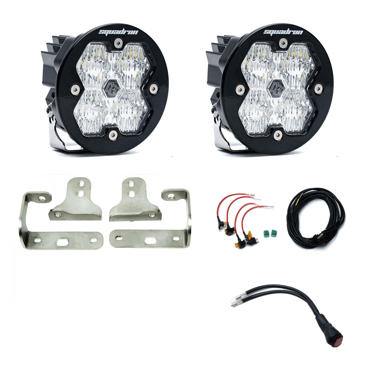 Baja Designs Squadron-R 2.0 Sport Fog Pocket Light Kit Jeep 2018-26 Wrangler JL 2020-26 Gladiator JT – photo 1 of 2