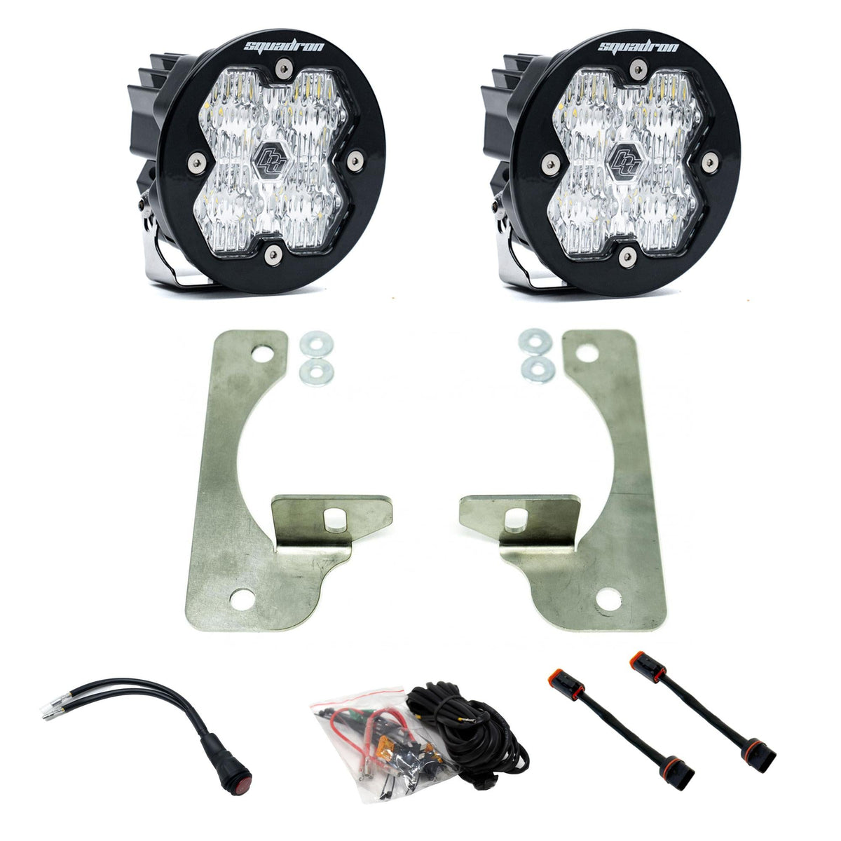 Baja Designs Squadron-R 2.0 Sport Fog Pocket Light Kit Jeep 2018-26 Wrangler JL 2020-26 Gladiator JT w/ Oe Rubicon Bumper – photo 1 of 1
