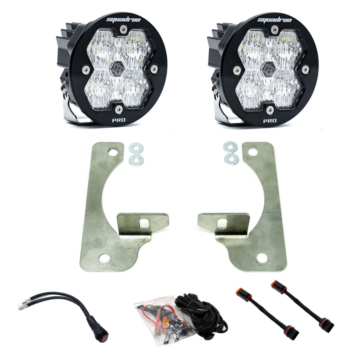 Baja Designs Squadron-R 2.0 Pro Fog Pocket Light Kit Jeep 2018-26 Wrangler JL 2020-26 Gladiator JT w/ Oe Rubicon Bumper – photo 1 of 1