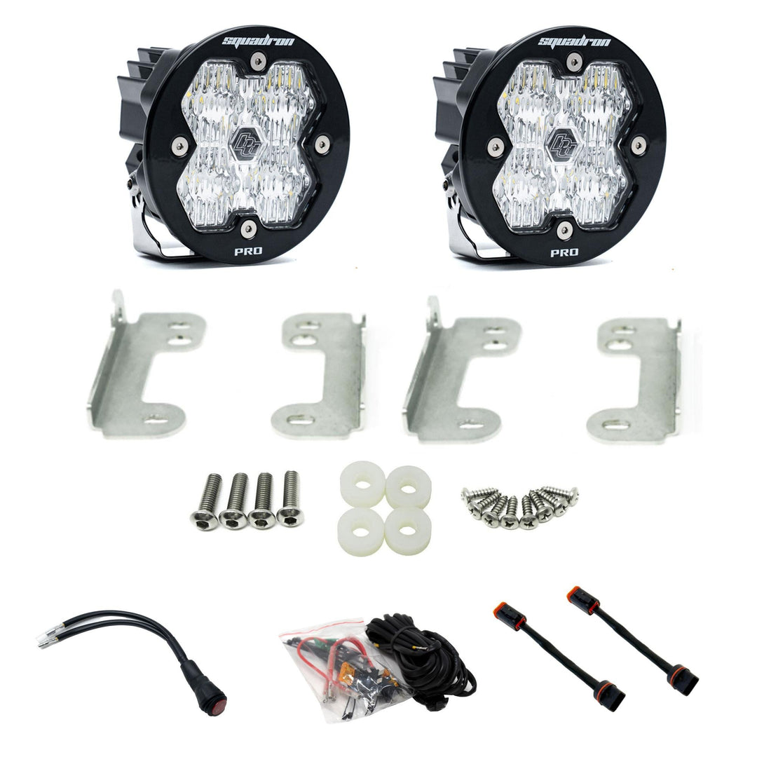 Baja Designs Squadron-R 2.0 Pro Fog Pocket Light Kit Jeep 2018-26 Wrangler JL 2020-26 Gladiator JT w/ Oe Sahara Bumper – photo 1 of 1