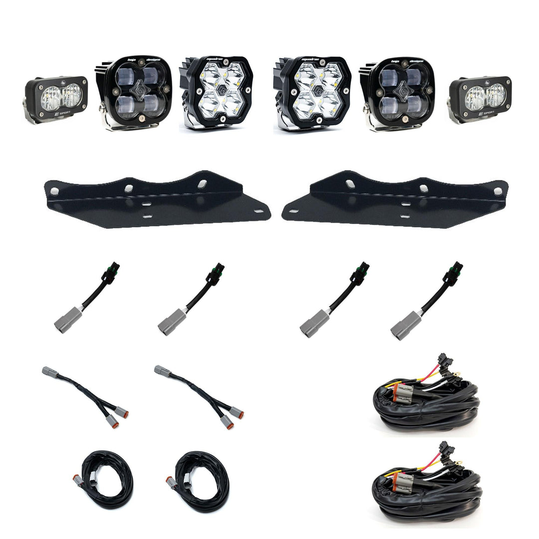 Baja Designs Squadron 2.0 Sport/Squadron Sae/S2 Sport Fog Pocket Light Kit Ford 2017-20 F-150 Raptor – Clear