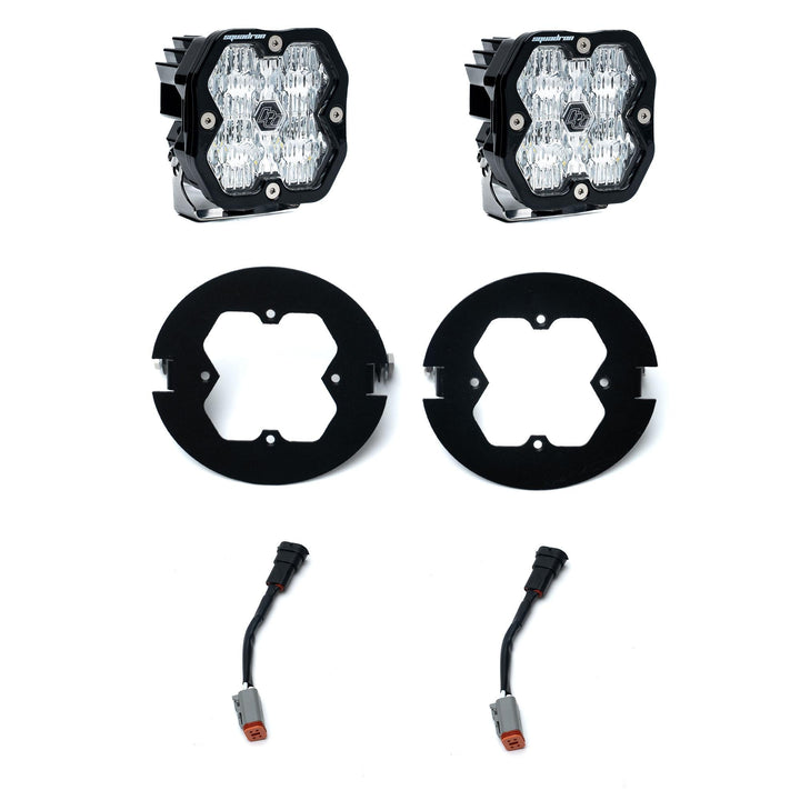Baja Designs Squadron 2.0 Sport Fog Pocket Light Kit Ford 2006-14 F-150 Toyota 2005-11 Tacoma 2007-13 Tundra – Clear