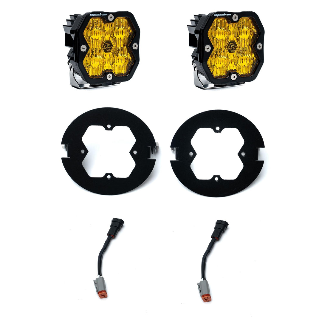Baja Designs Squadron 2.0 Sport Fog Pocket Light Kit Ford 2006-14 F-150 Toyota 2005-11 Tacoma 2007-13 Tundra – Baja Amber