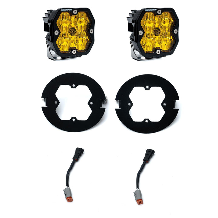 Baja Designs Squadron 2.0 Sport Fog Pocket Light Kit Ford 2006-14 F-150 Toyota 2005-11 Tacoma 2007-13 Tundra – Baja Amber