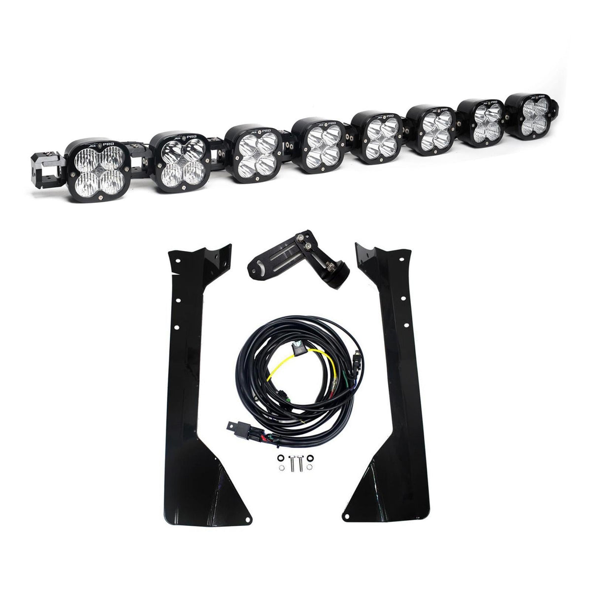 Baja Designs XL Pro Linkable Roof Mount Kit 2007-2018 Wrangler JK (Multi-Pattern Clear) – photo 1 of 1