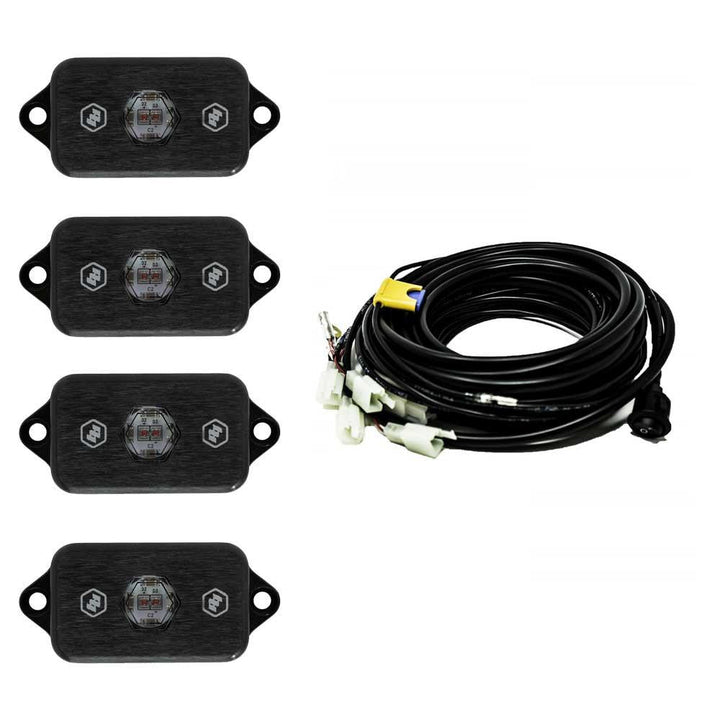 Baja Designs Jeep JL Rock Light Kit 2018 Wrangler – Rock Light Kit Universal Red