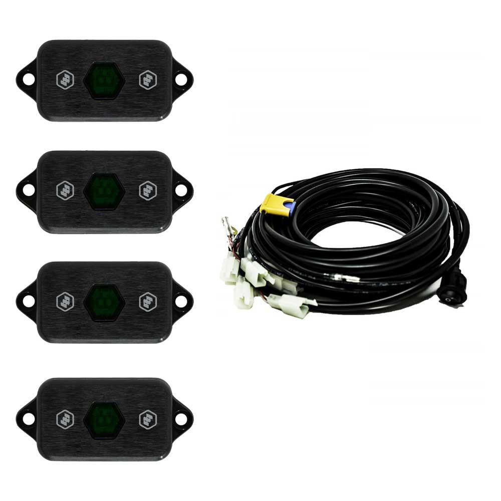 Baja Designs Jeep JL Rock Light Kit 2018 Wrangler – Rock Light Kit Universal Green