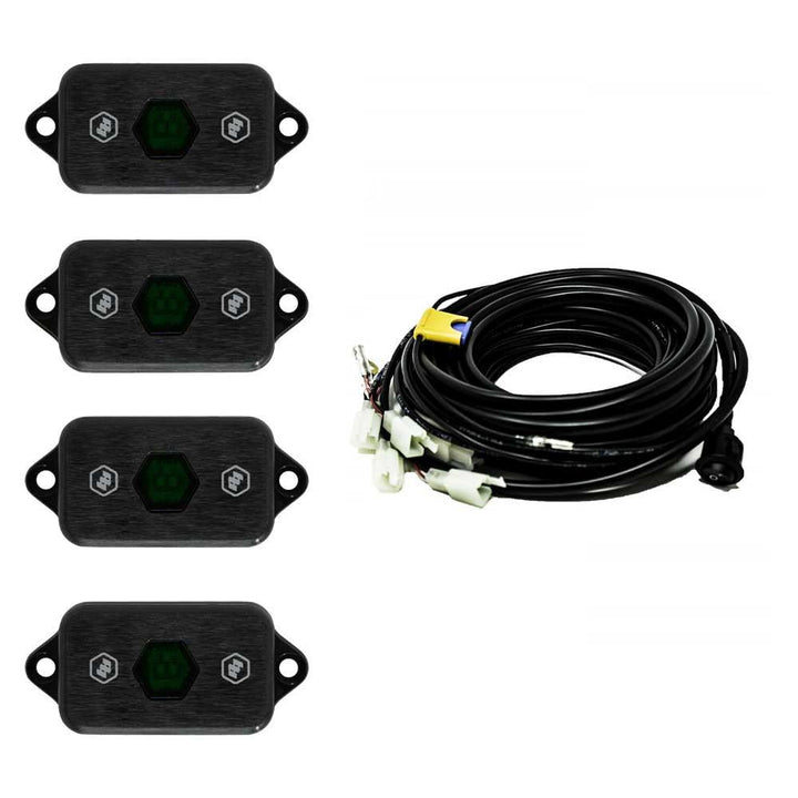Baja Designs Jeep JL Rock Light Kit 2018 Wrangler – Rock Light Kit Universal Green