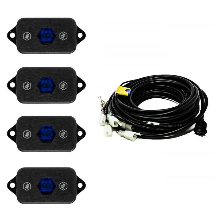 Baja Designs Jeep JL Rock Light Kit 2018 Wrangler – Rock Light Kit Universal Blue