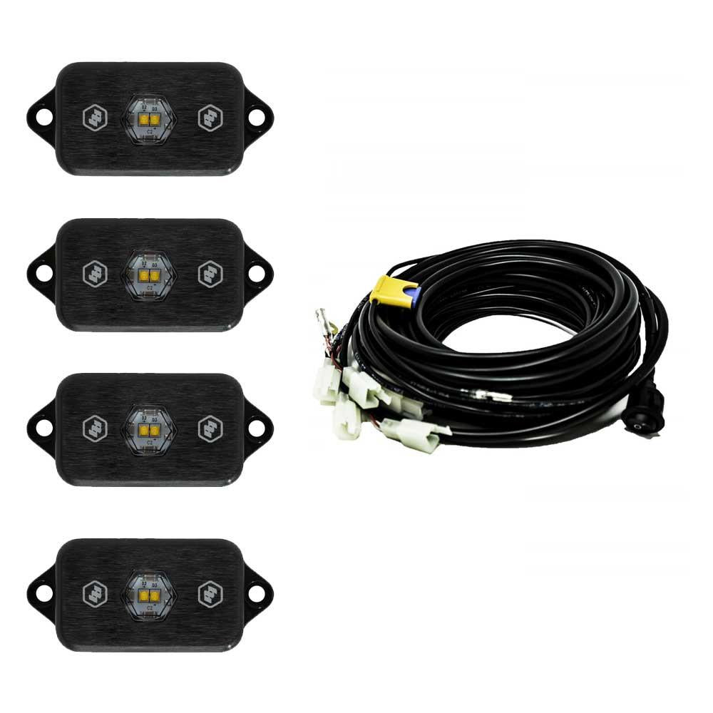 Baja Designs Jeep JL Rock Light Kit 2018 Wrangler – Universal Rock Light Kit White