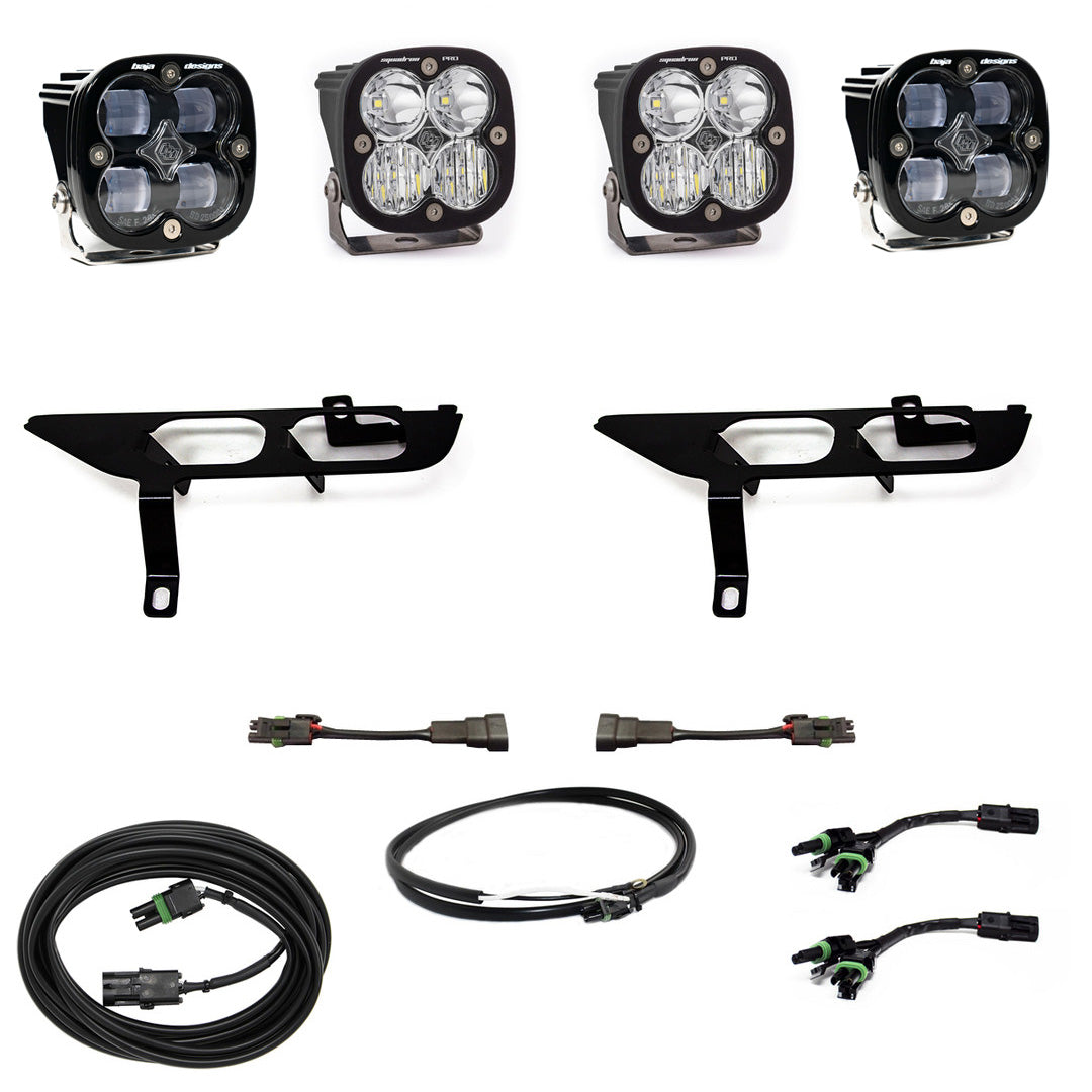 Baja Designs Ford F-150 2021-2026 Fog Pocket Kit SAE Clear/Sport Driving/Combo without DRL – Upfitter