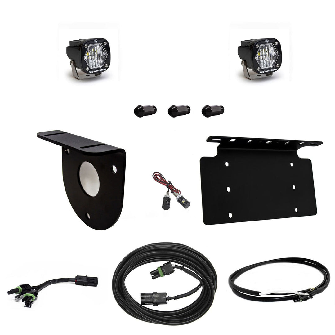 Baja Designs Ford Bronco Dual S1 W/C Reverse Kit w/Lic Plate w/Upfitter – photo 2 of 2
