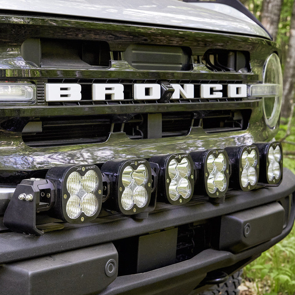 Baja Designs 6 XL Linkable Light Bar Kit Plastic Bumper Mount 21-Up Ford Bronco – photo 1 of 1