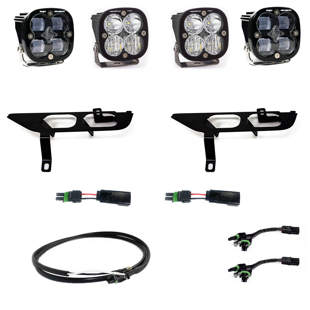 Baja Designs Ford F-150 2021-2026 Fog Pocket Kit SAE Clear/Pro Driving/Combo with DRL – Upfitter