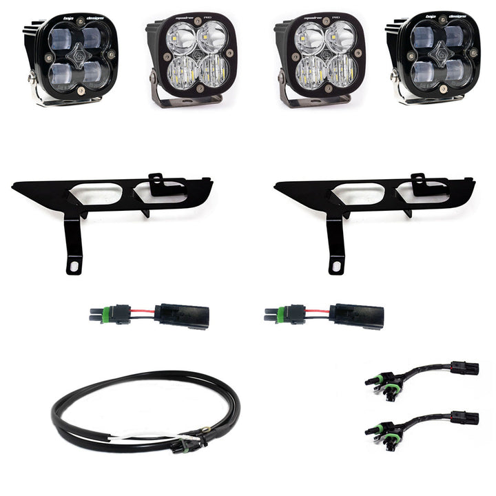 Baja Designs Ford F-150 2021-2026 Fog Pocket Kit SAE Clear/Pro Driving/Combo with DRL – Upfitter
