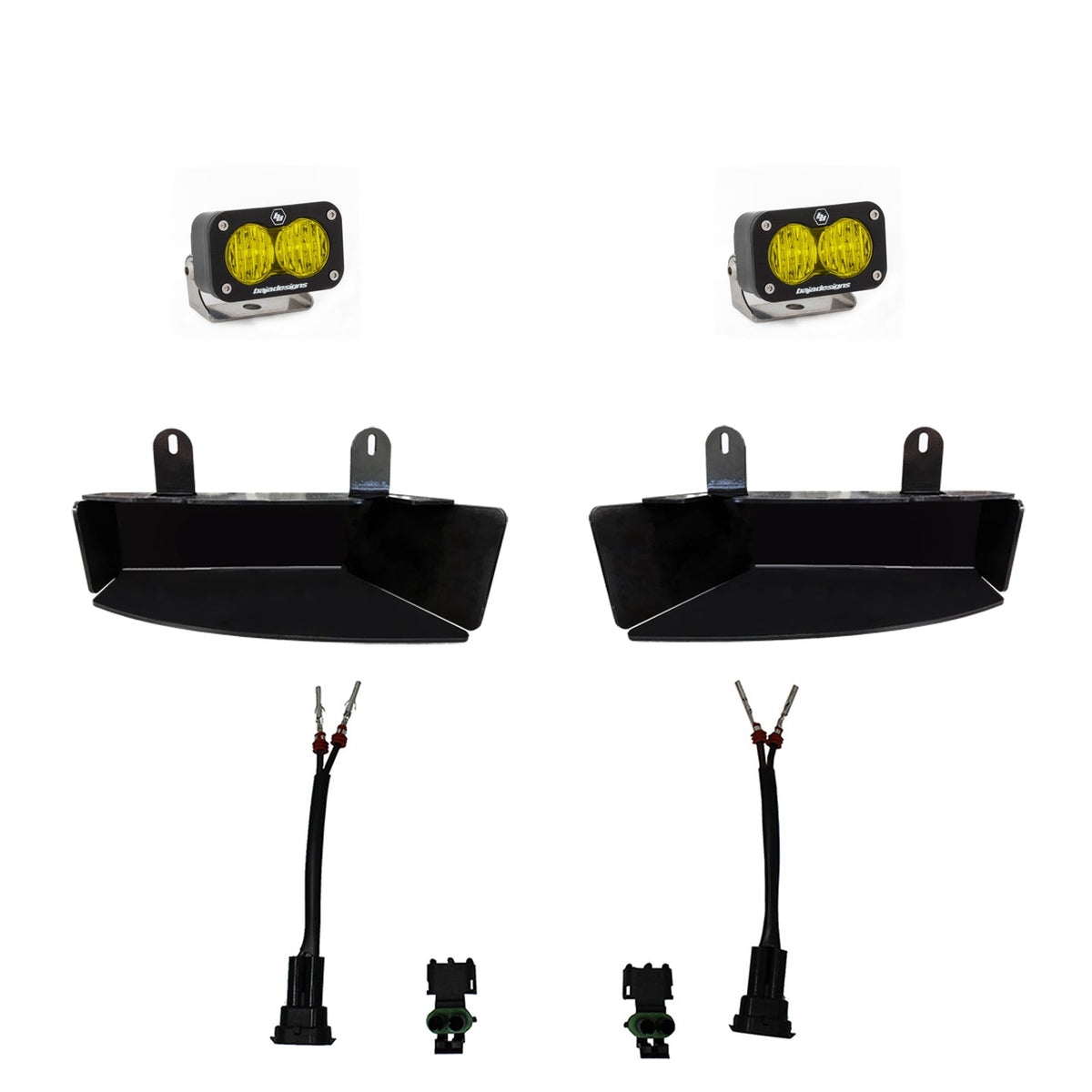 Baja Designs Dodge Ram Light Kit For 2500/3500 19-On FPK S2 Sport W/C – Baja Amber