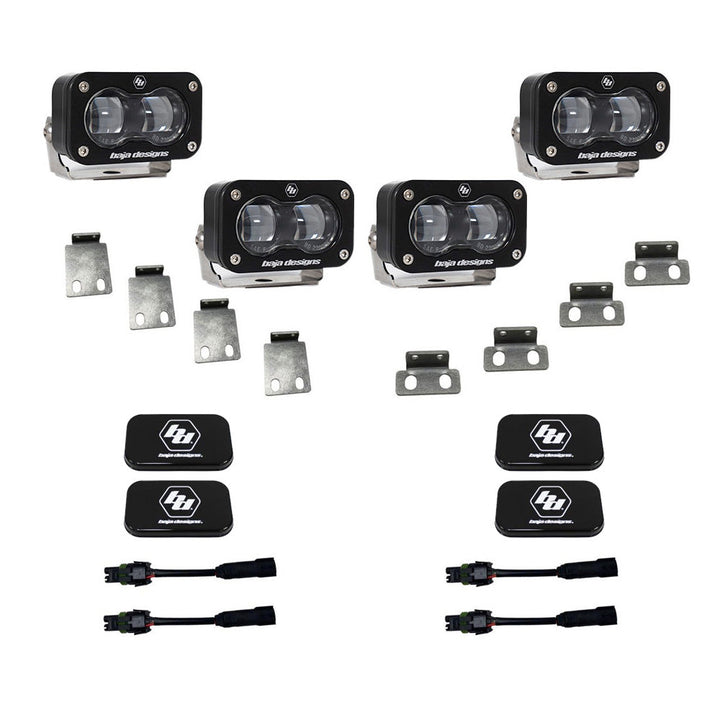 Baja Designs S2 SAE Fog Pocket Kit Fits 21-On Ford Raptor – Clear
