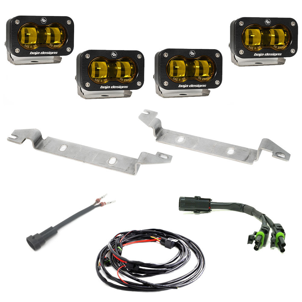 Baja Designs 2023-On Toyota Sequoia S2 SAE OEM FPK Replacement Kit – Baja Amber