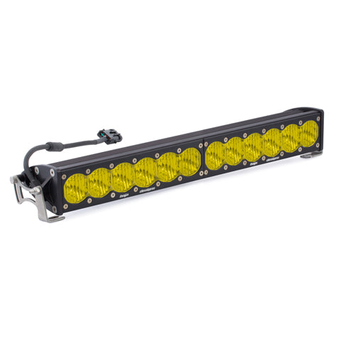 Baja Designs 20 Inch LED Light Bar Single Straight OnX6 – Wide Cornering, Baja Amber