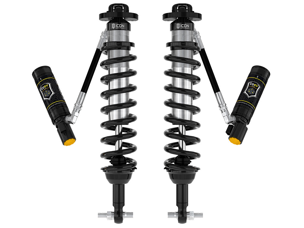 ICON 2021-2026 Ford Bronco, Front, 1.5-4” Lift, V.S. 2.5 Series Coilover Kit, Remote Reservoir w/ CDEV, Pair — photo 2 of 3