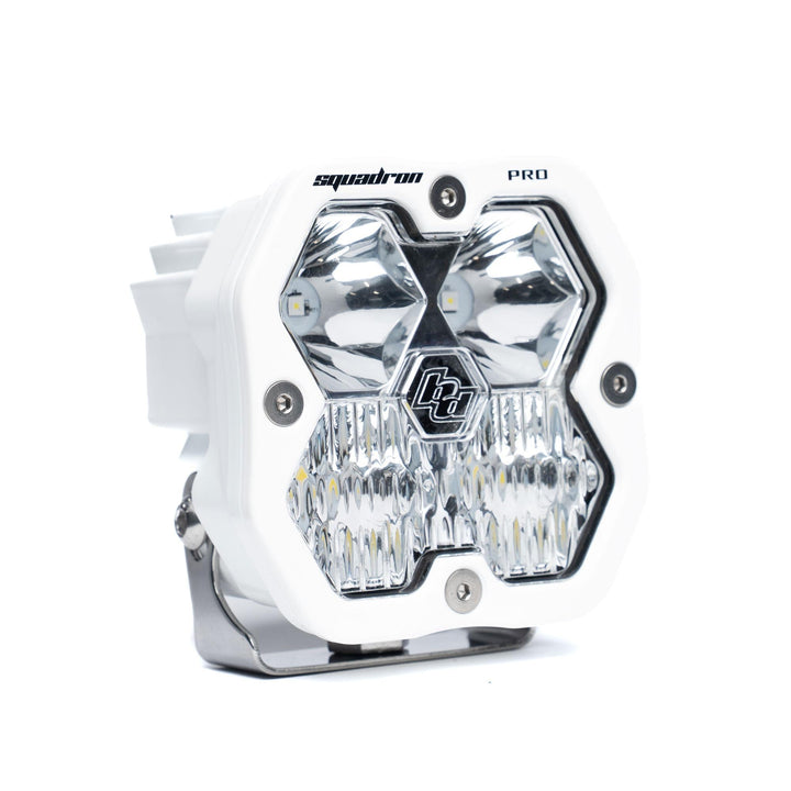 Baja Designs Squadron 2.0 Pro White LED Auxiliary Light Pod Universal – Driving/Combo, Clear