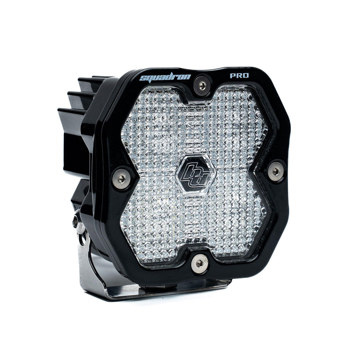 Baja Designs Squadron 2.0 Pro Black LED Auxiliary Light Pod Universal – Work/Scene, Clear