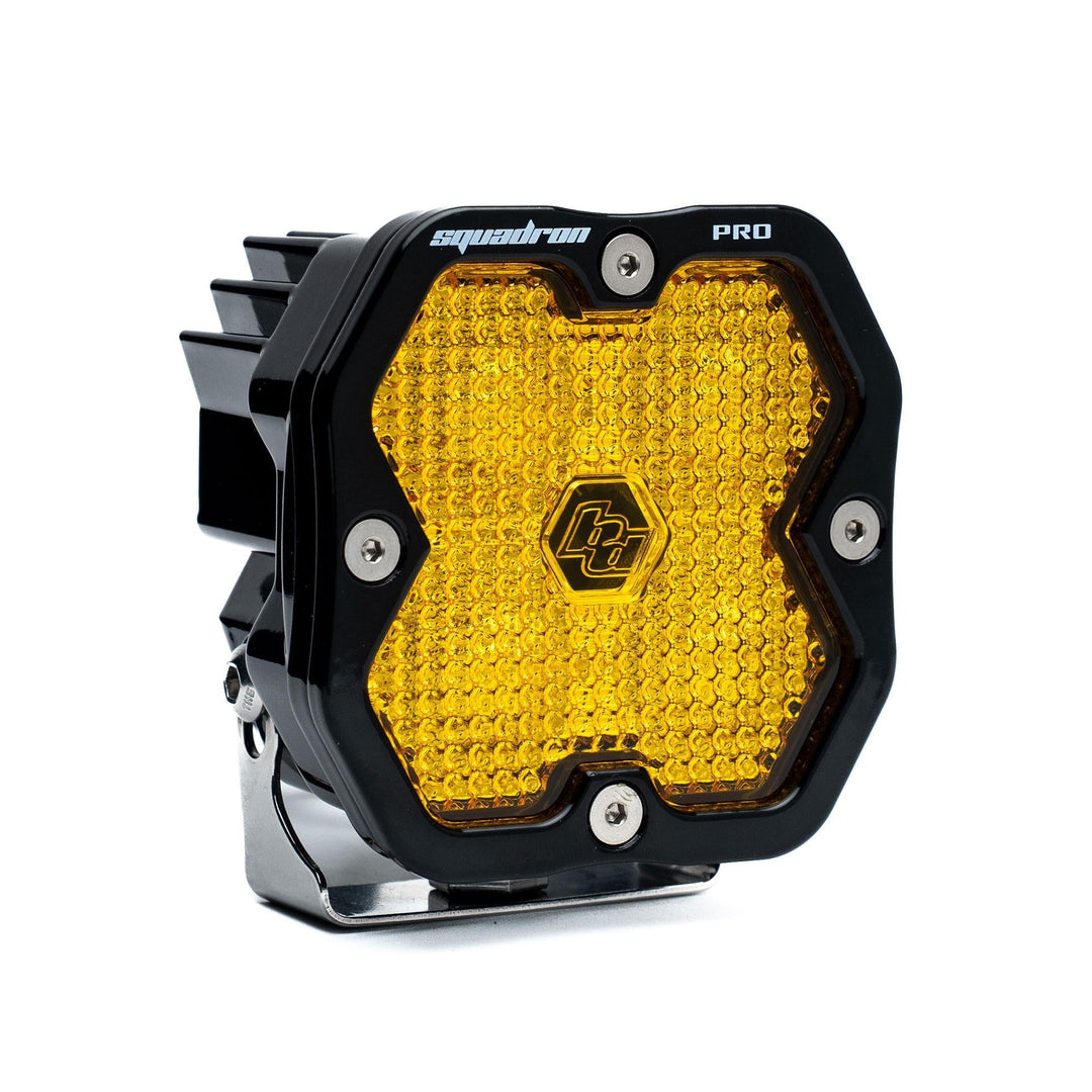 Baja Designs Squadron 2.0 Pro Black LED Auxiliary Light Pod Universal – Work/Scene, Baja Amber