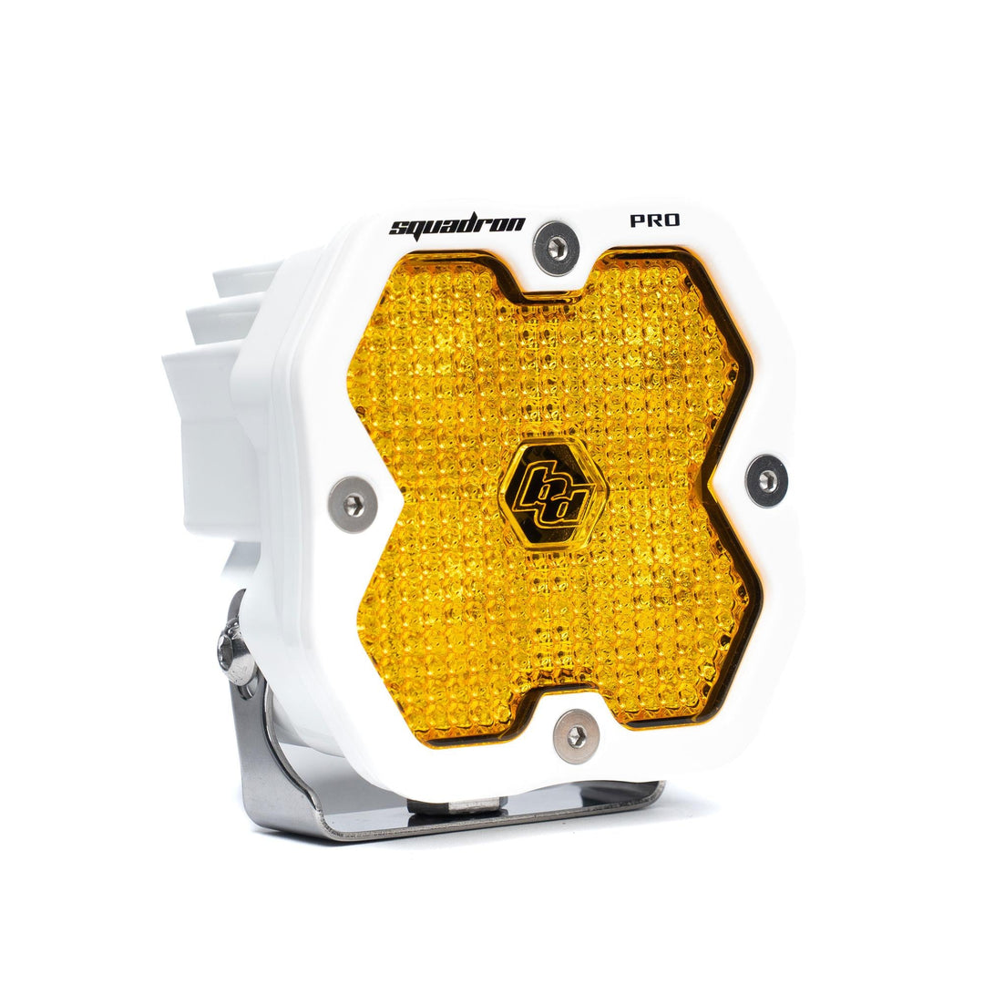 Baja Designs Squadron 2.0 Pro White LED Auxiliary Light Pod Universal – Work/Scene, Baja Amber